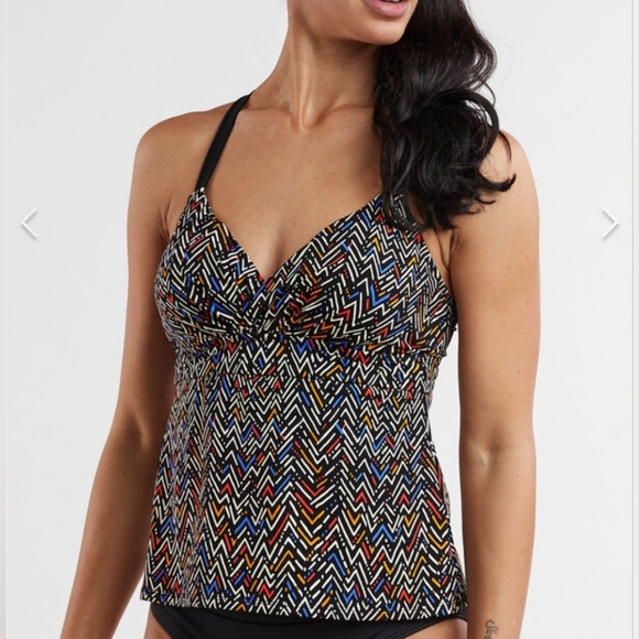 Title Nine Metis Underwire Tankini Top - Bodega 32C - Picture 1 of 6